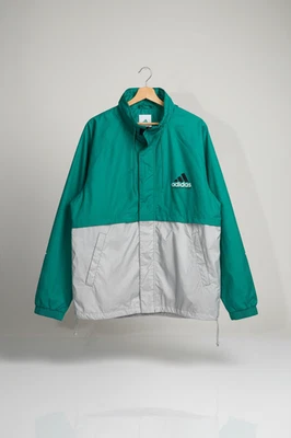 Adidas EQT Veste Coupe-vent et imperméable - Vert/Gris - Taille XL - Photo 1/4