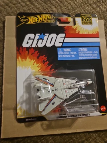 Hot Wheels Premium Pop Culture GI Joe Combat Jet SkyStriker F14 Tomcat - New S