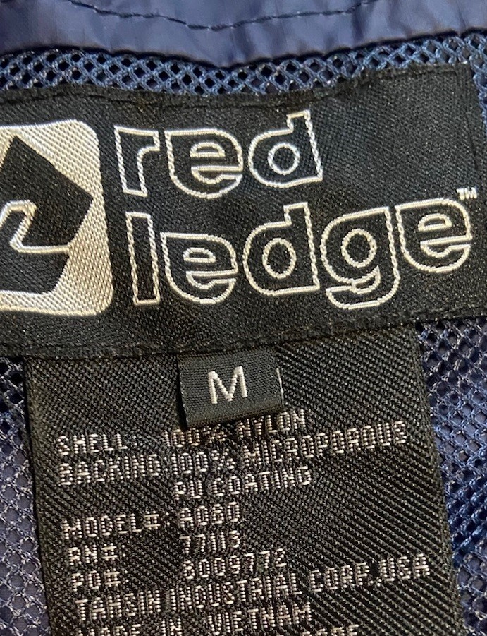 Red Ledge Jacket Men Medium Blue Windbreaker Rain… - image 4