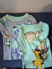 Nickelodeon TMNT Toddler Pajama Set 18M  2-Piece Tops Cotton Sleepwear Leonardo