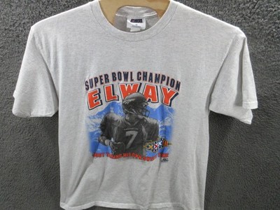 SUPER BOWL CHAMPION John Elway CSA Men's XL T-shirt 1998 TAKING HIS SWEET TIME