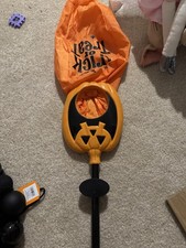 Trick or Treat Halloween Plastic Pumkin Bag Orange Pumpkin Jack