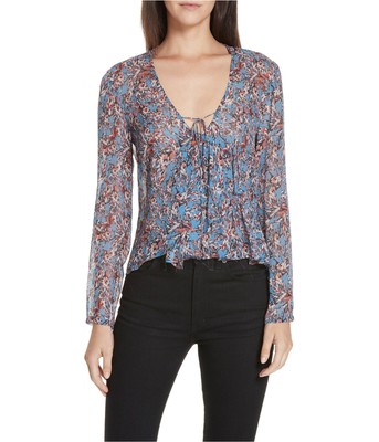 IRO Womens Gosh Peasant Blouse