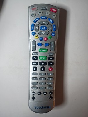 Charter Spectrum 4-Device Universal Remote Control, Silver - AUX DVD TV CABLE!!