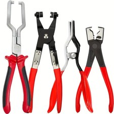 Professional Hose Clamp Pliers- Fuel Line Disconnection and Removal Tool Kit for