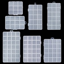9/12/15/18/20/24/28 Grids Compartment Plastic Bead Organiser Storage Box Craft