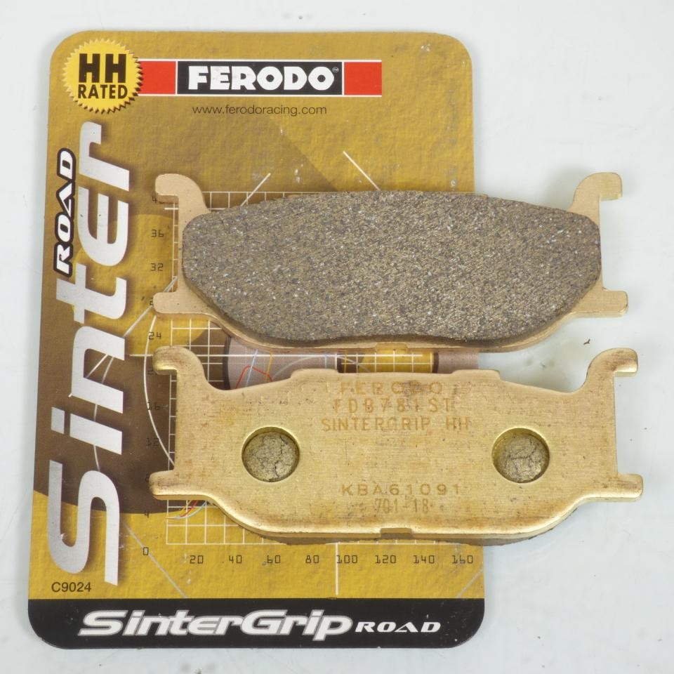 Plaquette de frein avant Ferodo 170HF pour la ville en scooter Yamaha Morphus 250 2006
