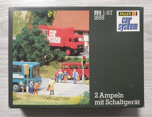 Faller Car System 1655 2 semáforos con pelador NUEVO EMBALAJE ORIGINAL | Zustand: Neu