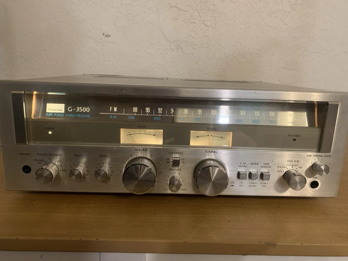 Sansui Six サンスイ ステレオレシーバー ビンテージ オーディオ SANSUI SIXの仕様 サンスイ