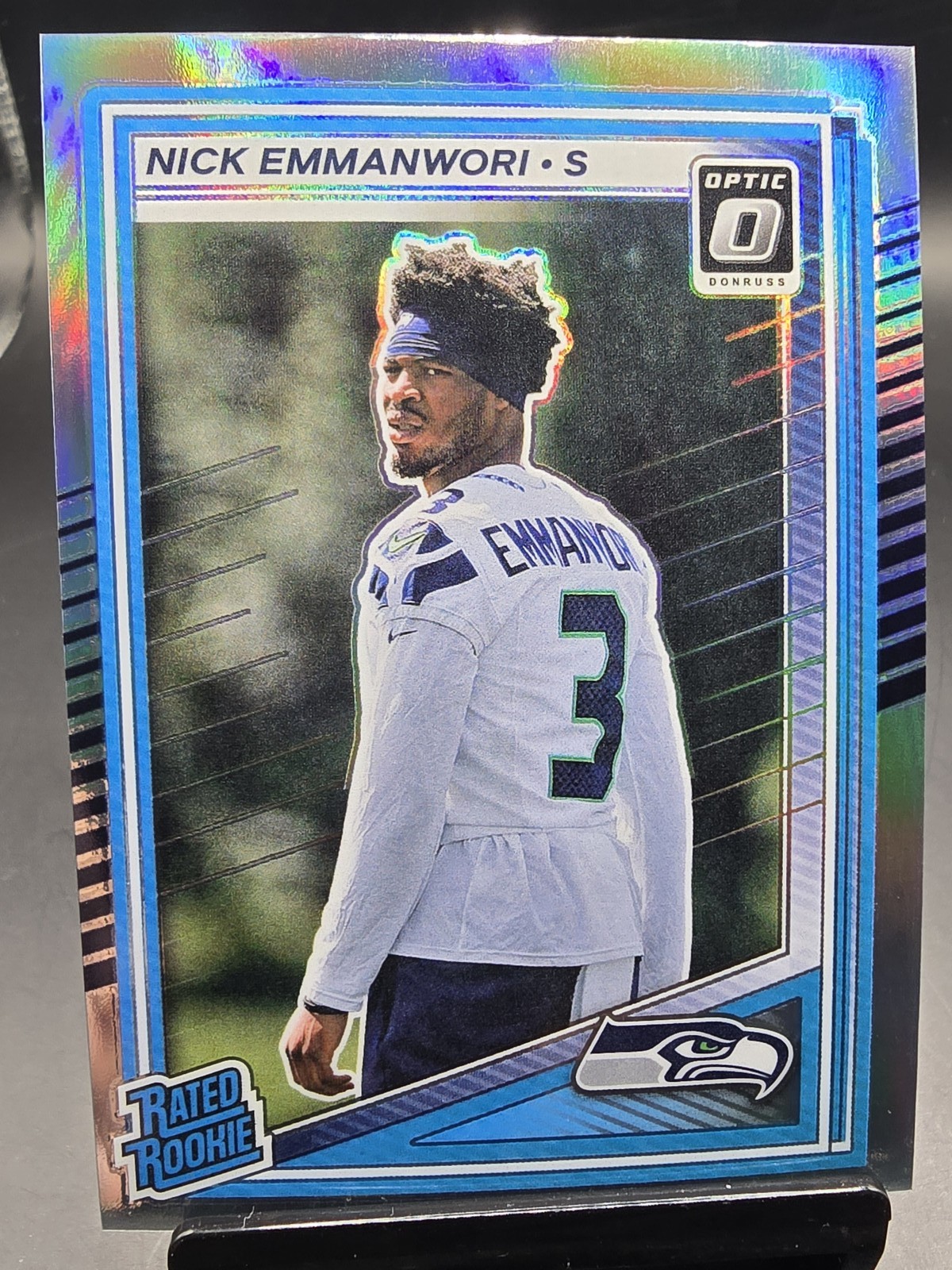 2025 Donruss Optic #277 Nick Emmanwori Holo Silver Prizm Rated Rookie RC