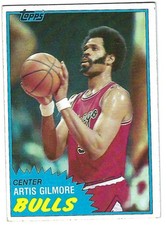 1981-82 Topps #7 Artis Gilmore Chicago Bulls NM