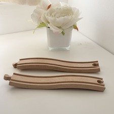 Brio Train Track Ascending Track Pieces Wavy Curved Track Bridges Wooden