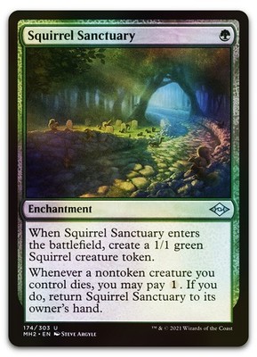 Squirrel Sanctuary #174 (Foil) (NM) Modern Horizons 2 MH2 Magic MTG