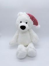 Aurora White Bear Ivan Plush Stuffed Animal Toy 14"
