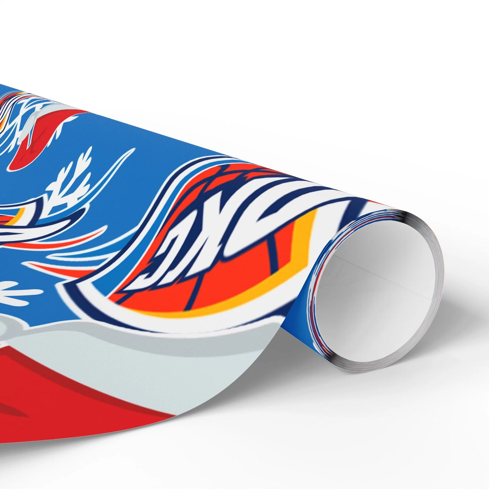 Oklahoma City Thunder Gift Wrapping Paper for Holidays Christmas