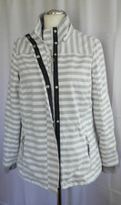 S questo Übergangsjacke Damen Gr.38 weiss grau wie neu ohne Kapuze