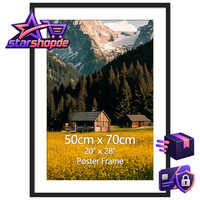 Bilderrahmen 50X70Cm Schwarz Posterrahmen FüR Wand BüRo Wohnung 1 StüCk