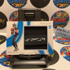 2023 Panini Immaculate Collection Bryce Young Rookie Shoe Tongue Logo Card
