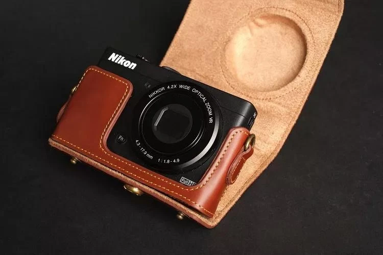 Handmade Genunie real Leather full Camera Case cover bag for Nikon COOLPIX P310 - Image 2 of 4
