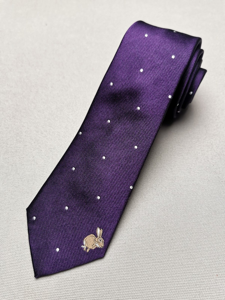 小物 Paulsmith polka dot tie PAUL SMITH Polka Dot With Rabbit Skinny 100% Silk Tie (BNWT