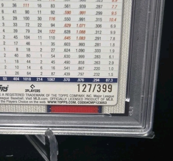 2026 Topps Series 1 - Mike Trout #350 Yellow Rainbow Foil /399 PSA 10 GEM MINT view 3