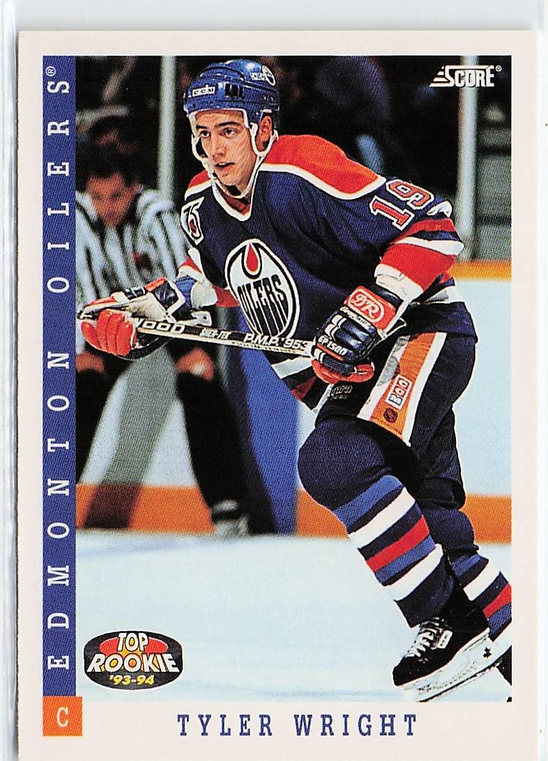 1993-94 Score #463 Tyler Wright Edmonton Oilers