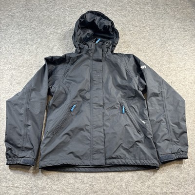 Helly Hansen Helly Tech Zip Up Jacket Womens Large Navy Blue Hooded