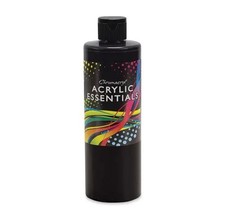 Chromacryl Acrylic Essentials Paint Pint Black 16 fl Oz