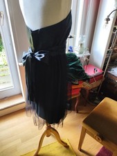 Damen Cocktailkleid Schwarz Gr. XL kurz träg...