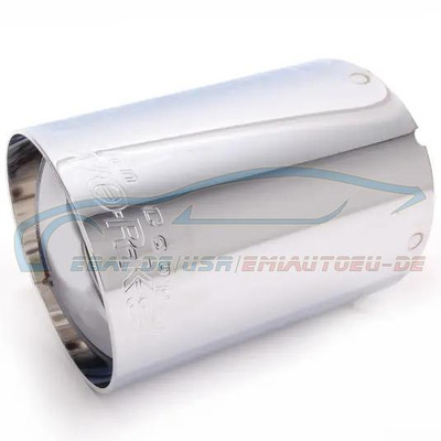 2x Original Mini 18107556986 - Endrohrblende Chrom JCW