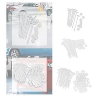 Eurowagens Nylon Kabelbinder Selbstverriegelnd 77011277061N Befestigungsclips