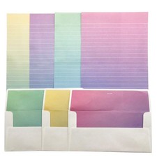 Letter Writing Paper - Lined Stationary Paper and envelope Set - Letter