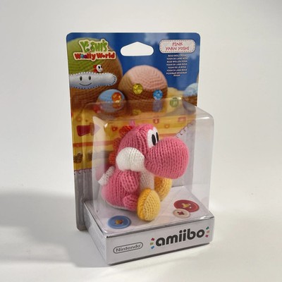 Amiibo Figur Pink Yarn Yoshi (Yoshis Wooly World) EUR Neu In Blisterverpackung