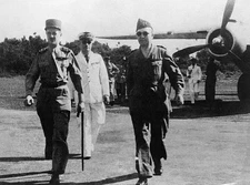 General Leclerc in Hanoi Vietnam circa 1940 Historic Old Photo