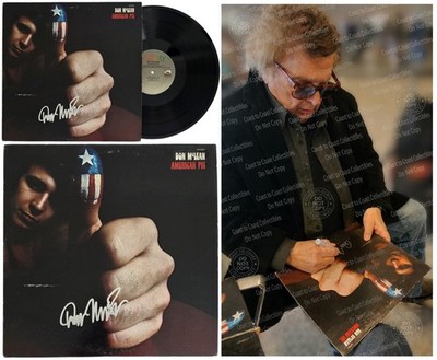 Don Mclean Signed American Pie Album COA Exact Proof Autographed Vinyl Record
