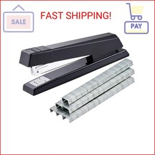 Bostitch Office Stapler, No-Jam Premium for Desktop, Includes 1,250 Staples, Ful