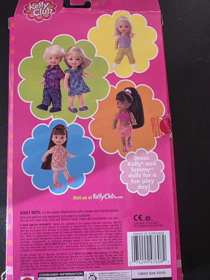 Kelly and Tommy Club 2001 paquetes de regalo de moda 3 Mattel en total nuevo en caja sellado 2 nuevos ou Foto 4 de 4