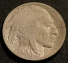 1914 S Buffalo Nickel Semi-Key Date Horn Details Holo-Restored Five 5c Coin E142