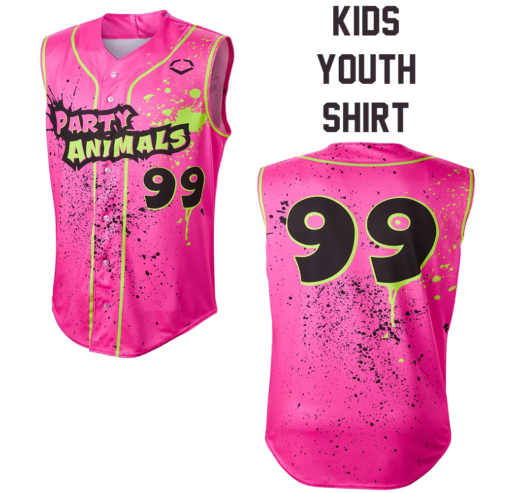 #99 Party Animals Sleeveless Jersey All sizes FOR KIDS YOUTH JJ4169