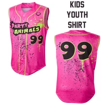#99 Party Animals Sleeveless Jersey All sizes FOR KIDS YOUTH JJ4169