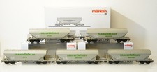 MÄRKLIN 46343 HO AC 1/87 SNCF COFFRET 5 WAGONS TRANSCEREALES CTC ET INVIVO EP. 6