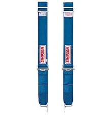 Simpson 33004BK Individual Shoulder Harness Belts