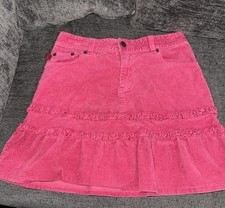 Vintage Y2k Girls Size 14 Bongo Ruffled Skirt/Mini Skirt