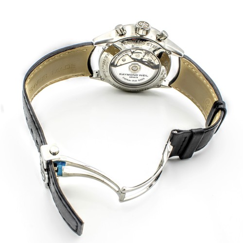 Reloj pulsera automático suizo Raymond Weil Geneve Freelancer para hombre #WB1898-2 - Imagen 7 de 8