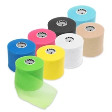 Pre Wrap 8 Pack, 30 Yards Each Roll, Athletic Tape Wraps, Assorted Colors