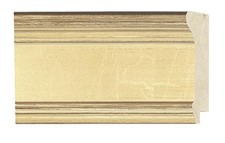 Picture Frame Moulding Wood 18Ft Bundle - Traditional Gold Finish - 3.375" Wid