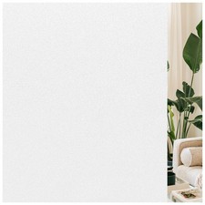 LUTE Frosted Window Privacy Film 35.4x78.7 Static Cling Heat Opaque