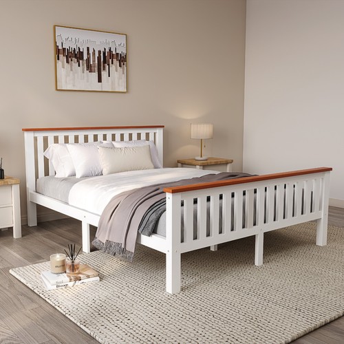 Double Bunk Beds Triple Pine Wood Children Bed Frame High Sleeper With Mattress - Picture 66 of 92