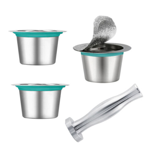 Coffee Filter Stainless Steel Espresso Tamper Coffee Bean Holder Disposable - Picture 1 of 12