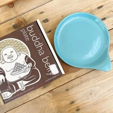 Buddha Belly Plate Blue NIB